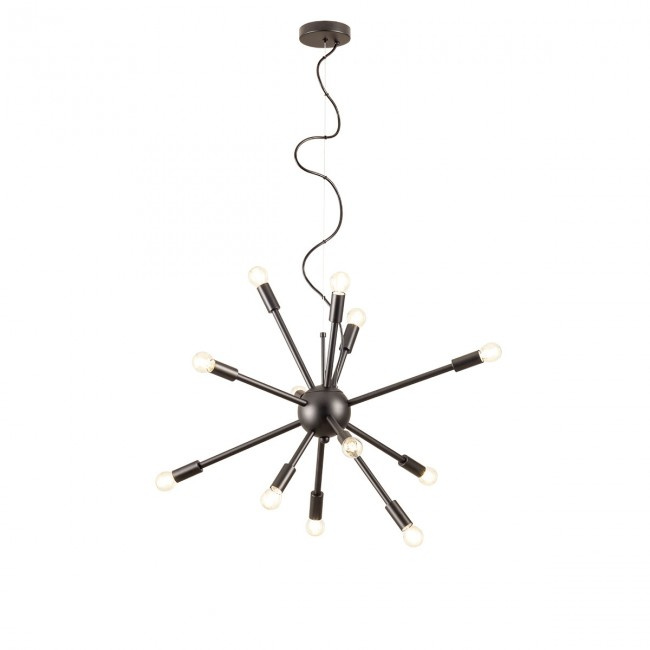 Redo Závěsná lampa Stellar, 12x E14 Barva: Černá
