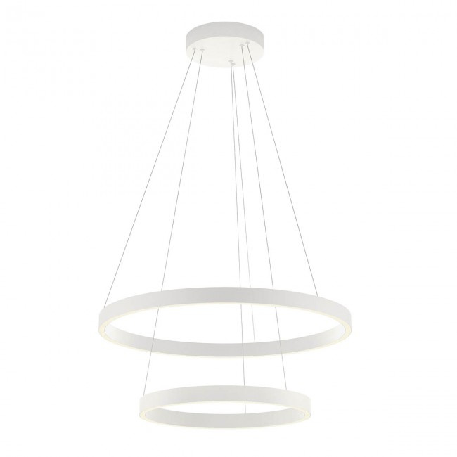 Redo Závěsné LED svítidlo Febe - 2 kruhy, ø60cm/ø40cm Barva: Bílá, Chromatičnost: 4000K