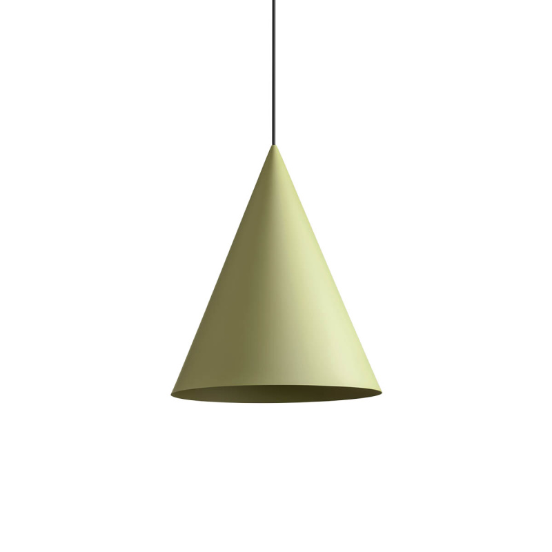 Redo Minimalistické závěsné svítidlo KONOS, ø35cm Barva: Zelená