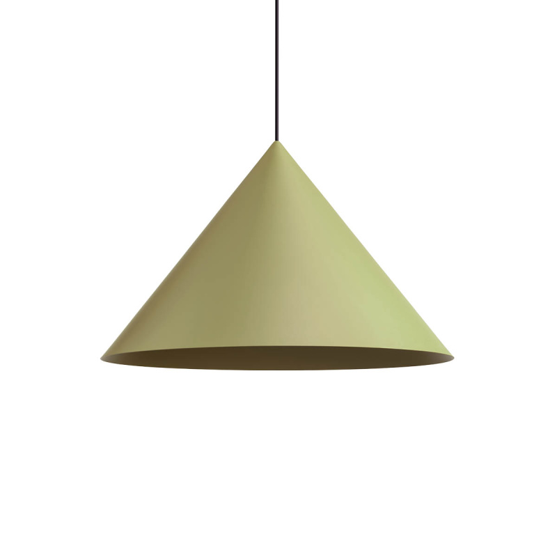 Redo Minimalistické závěsné svítidlo KONOS, ø55cm Barva: Zelená