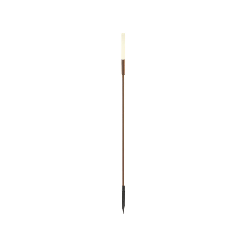 Redo LED venkovní zapichovací svítidlo TORCH, 99cm Barva: Hnědá