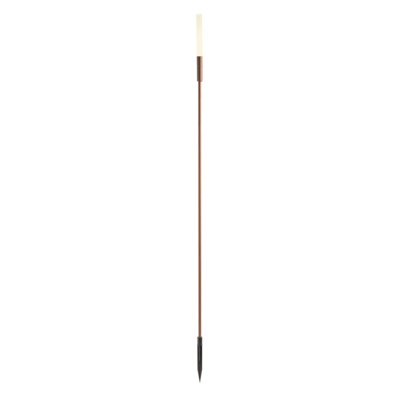 Redo LED venkovní zapichovací svítidlo TORCH, 124cm Barva: Hnědá