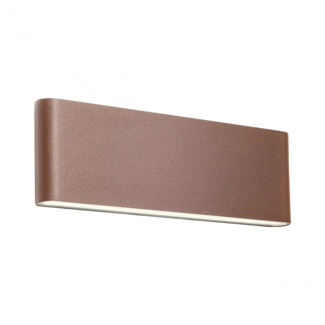 Redo Venkovní LED nástěnné svítidlo Pocket d:280mm Barva: Hnědá