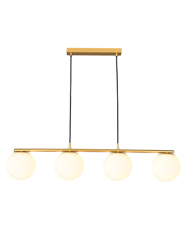 Smarter Závěsné interiérové svítidlo Bowling, š.90cm Barva: Měď