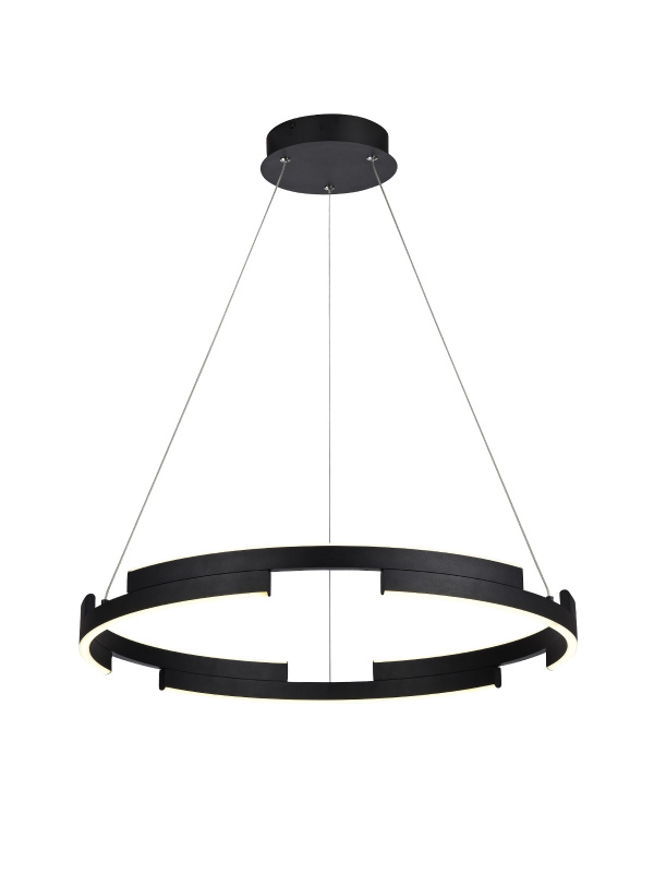 Smarter Závěsné LED interiérové svítidlo Castle, ø60cm Barva: Černá
