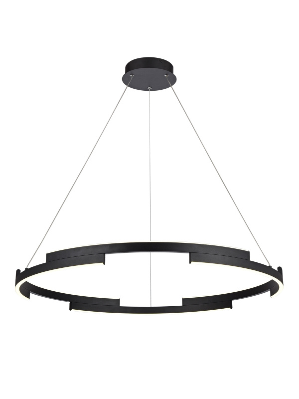 Smarter Závěsné LED interiérové svítidlo Castle, ø80cm Barva: Černá