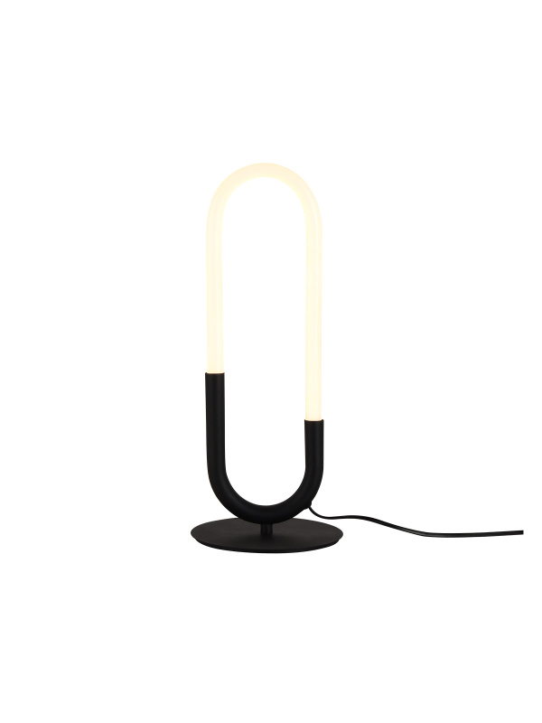Smarter LED stolní lampa Latium, ø18cm Barva: Černá