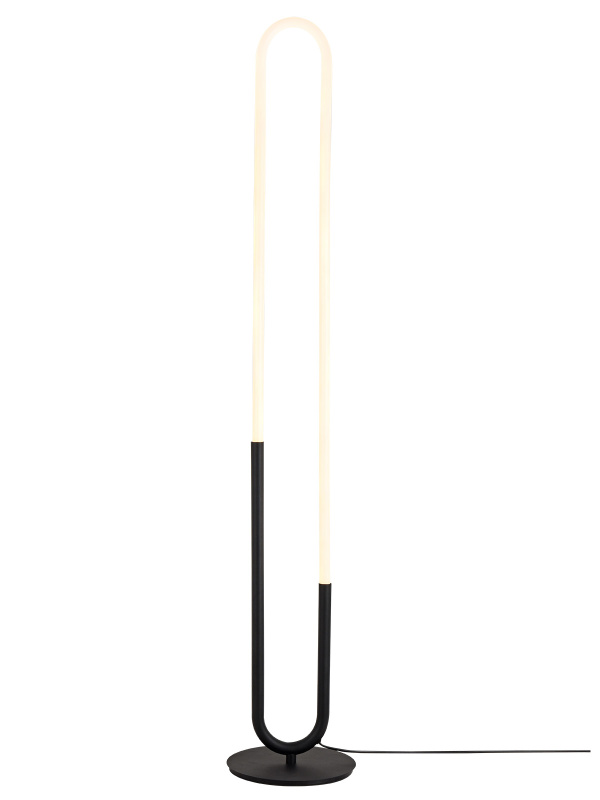 Smarter LED stojací lampa Latium, ø23cm Barva: Černá