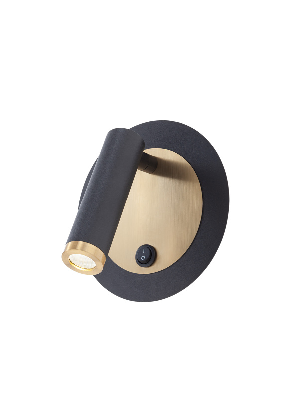 Smarter Nástěnné LED svítidlo Closer, ø13cm Barva: Černá