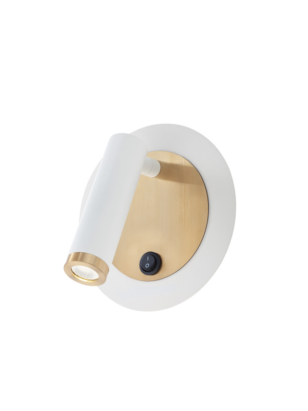 Smarter Nástěnné LED svítidlo Closer, ø13cm Barva: Bílá