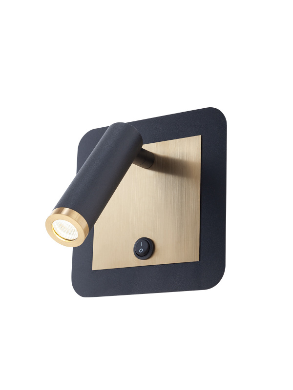 Smarter Nástěnné LED svítidlo Closer, v.13cm Barva: Černá