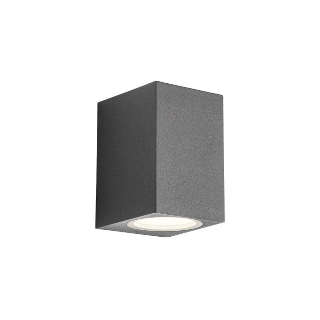Redo Venkovní LED nástěnné svítidlo BRIO, v:101mm Barva: Antracit