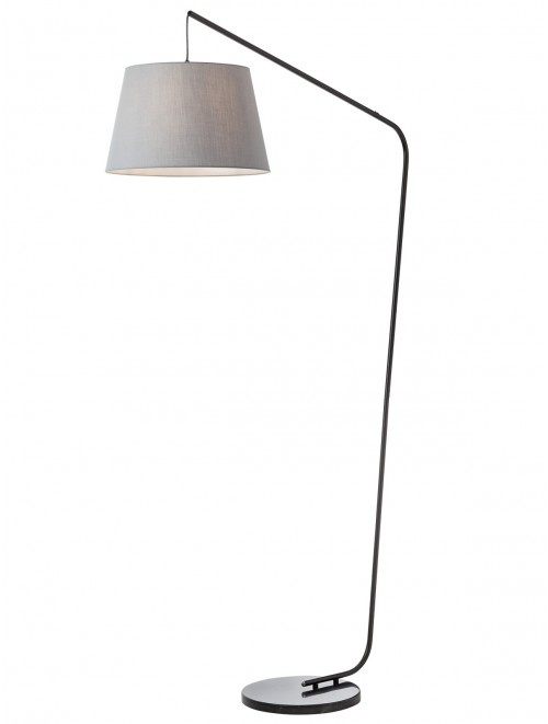 Smarter Interiérová stojací lampa Kermit v. 180cm, 1xE27 Barva: Černá