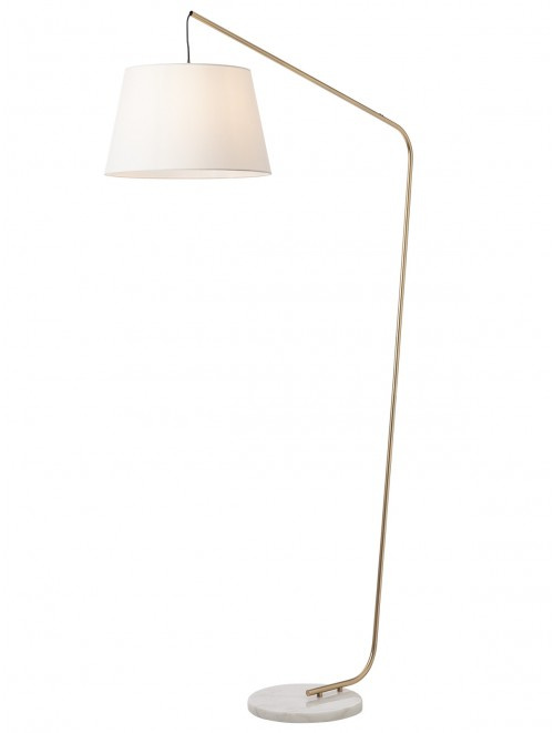 Smarter Interiérová stojací lampa Kermit v. 180cm, 1xE27 Barva: Zlatá