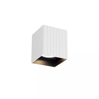 Redo Stropní hranaté svítidlo Delphi, v. 10 cm, 1x7W Barva: Bílá