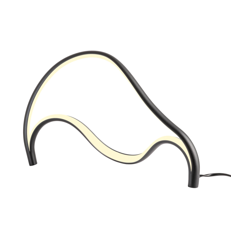 Redo Designová stolní lampa TEMPEST, 12W, š. 400 mm Barva: Černá