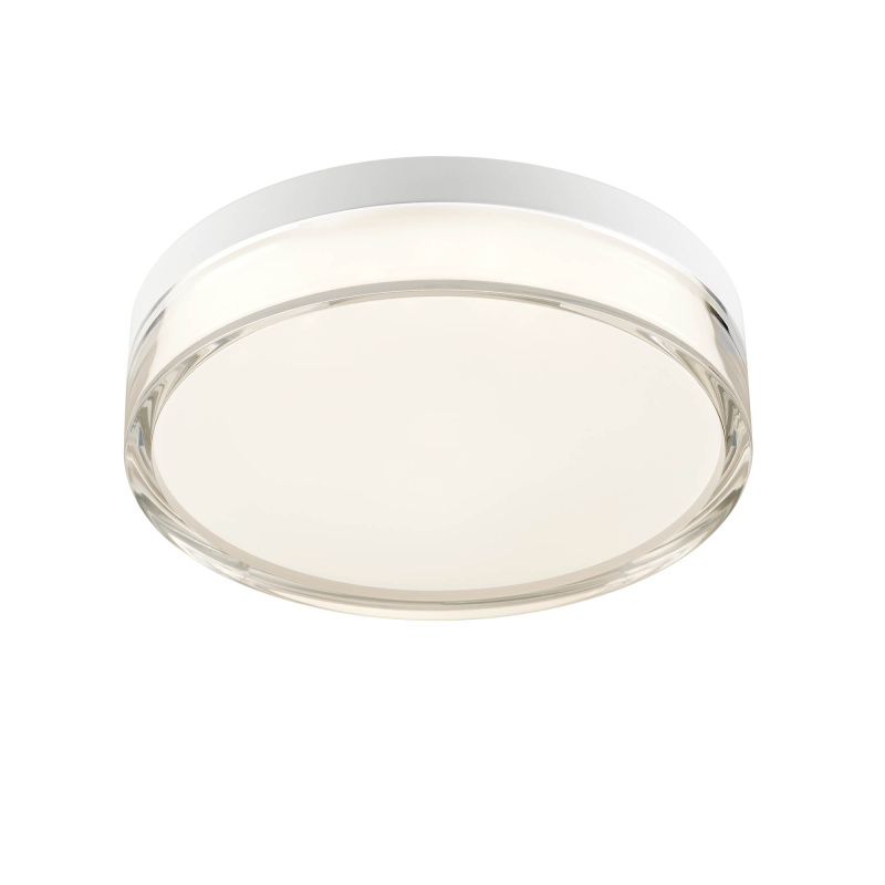 Redo Stropní LED svítidlo FRISBI, 12W, Ø 230 mm, CCT switch 3000-4000K, IP44 Barva: Chrom