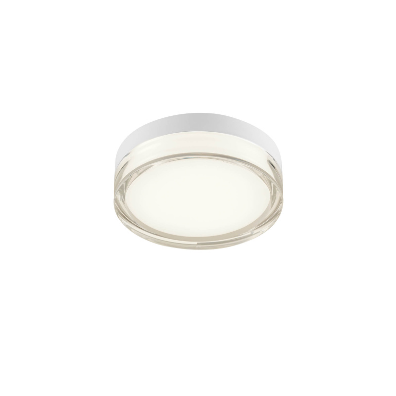 Redo Stropní LED svítidlo FRISBI, 8W, Ø 150 mm, IP44 Barva: Bílá, Teplota světla: 3000K