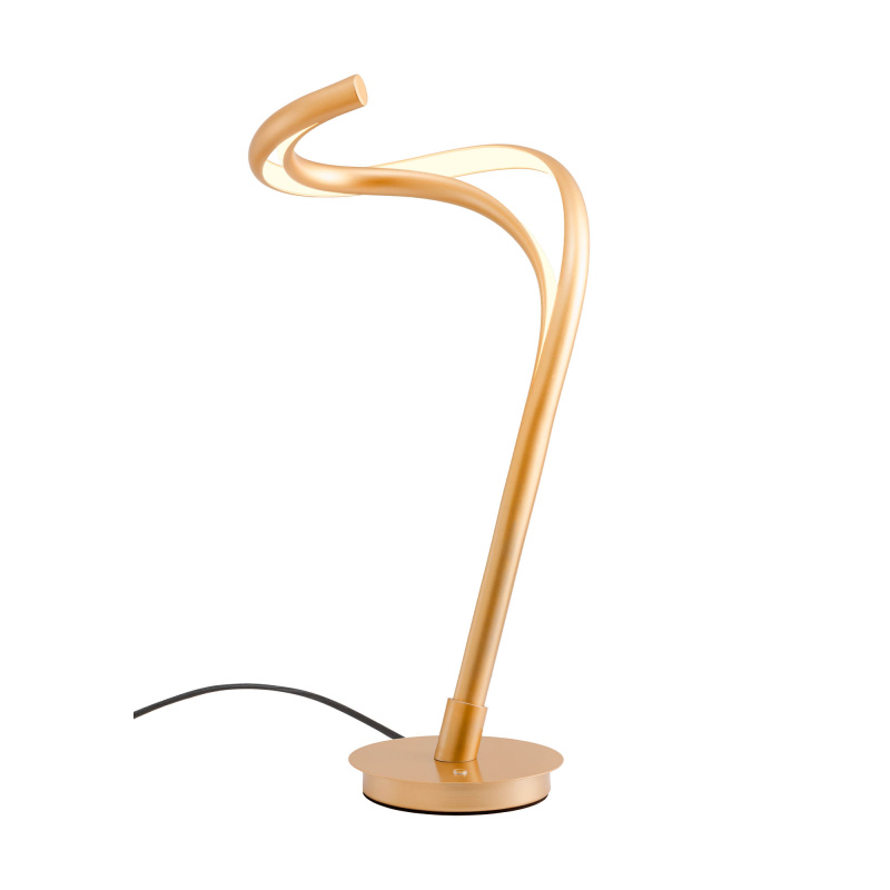 Redo Stolní LED lampa TEMPEST, 18W, v. 500 mm Barva: Zlatá