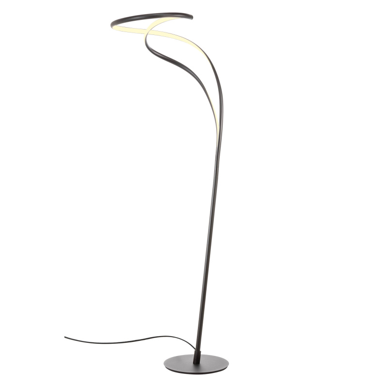Redo Stojací LED lampa TEMPEST, 30W, v. 160 cm Barva: Černá