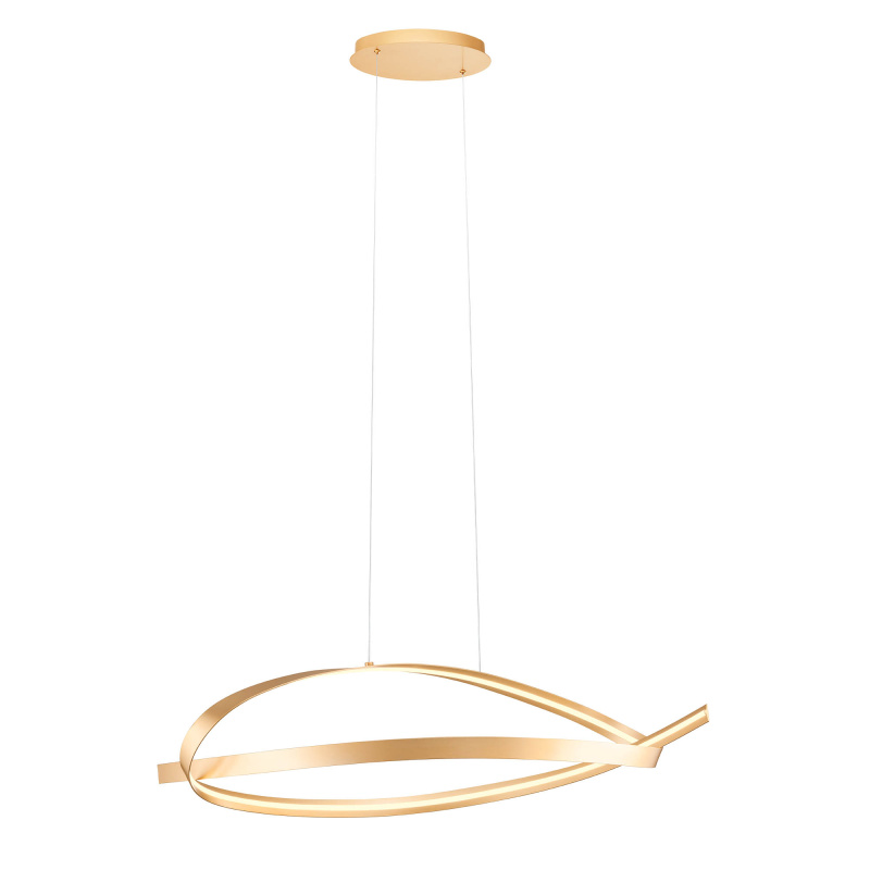 Redo Závěsné LED svítidlo IMPULS š: 1070mm, 38W Barva: Zlatá