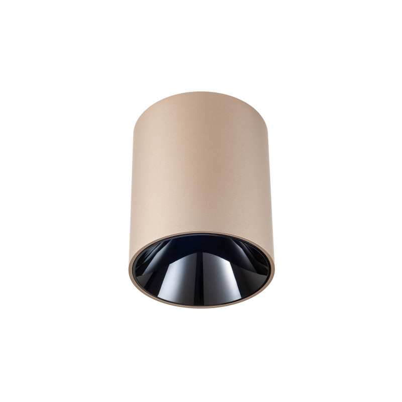 Redo Stropní LED svítidlo TAKTO 15,5W, Ø 90 mm Barva: Hnědo-černá, Teplota světla: 3000K