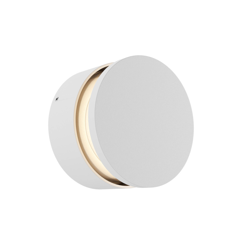 Redo Designové nástěnné svítidlo RUNDE, pr.10,4cm Barva: Bílá