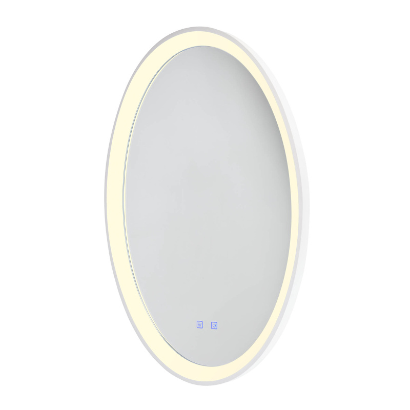 Redo Nástěnné LED zrcadlo VANITY, 36W, v. 800 mm, CCT switch 3000-6000K, IP44 Barva: Bílá