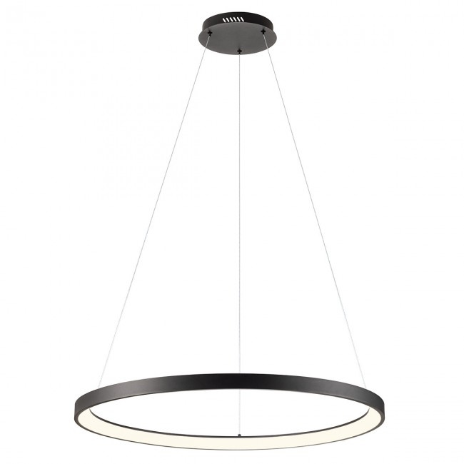 Redo Závěsné LED svítidlo Iconic, ø78cm Barva: Černá