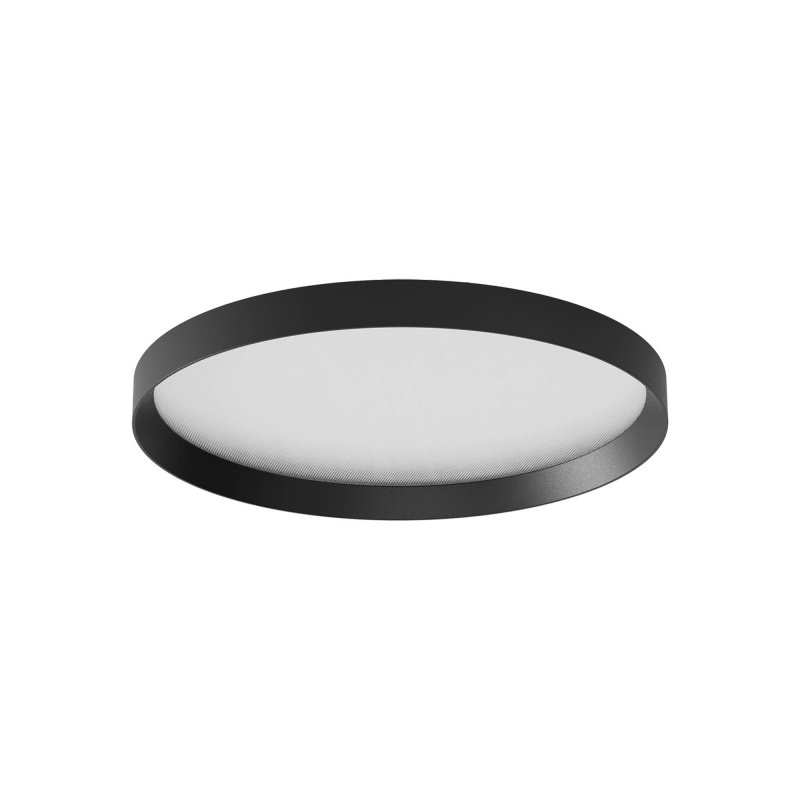 Redo Stropní LED svítidlo DAMA ø 450mm, 40W Barva: Černá, Stmívání, řízení: DALI