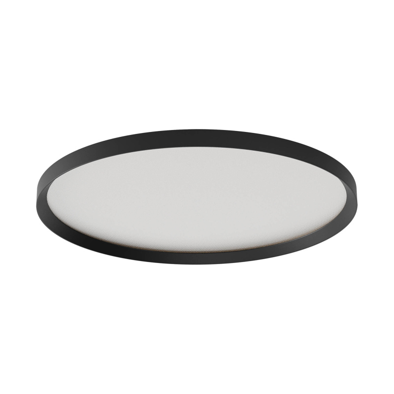 Redo Stropní LED svítidlo DAMA ø 600mm, 50W Barva: Černá, Stmívání, řízení: DALI