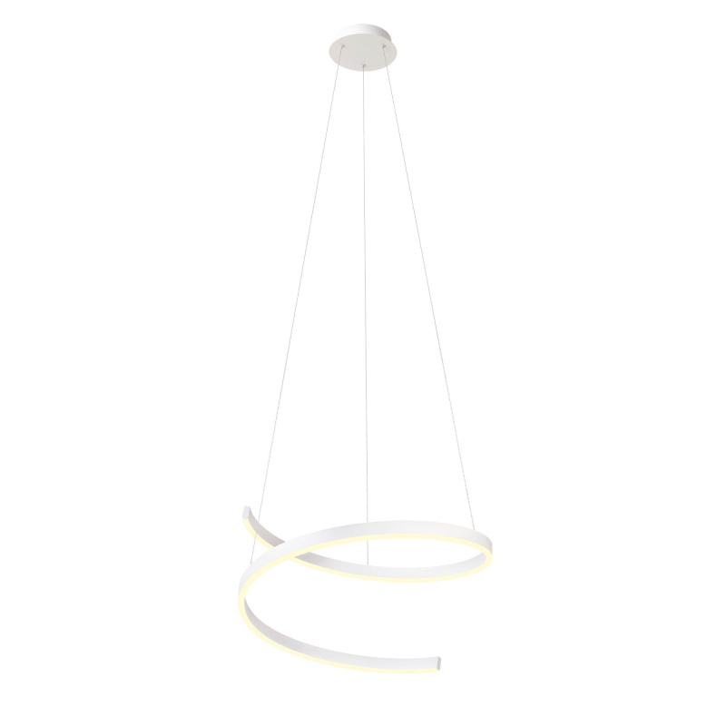 Redo Závěsné LED svítidlo SCROLL ø 600mm, 38W Barva: Bílá