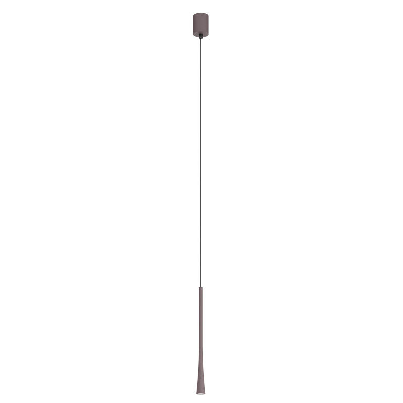 Redo Závěsné LED svítidlo ITO ø 3,2 cm / V: 40cm Barva: Kávová, Teplota světla: 3000K