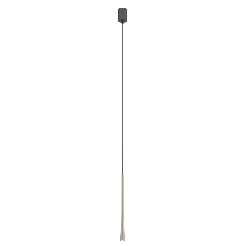 Redo Závěsné LED svítidlo ITO ø 3,2 cm / V: 40cm Barva: Stříbrná káva, Teplota světla: 3000K