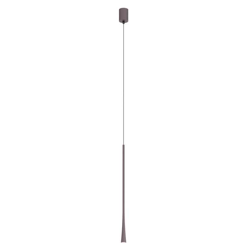 Redo Závěsné LED svítidlo ITO ø 3,2 cm / V: 60cm Barva: Kávová, Teplota světla: 3000K