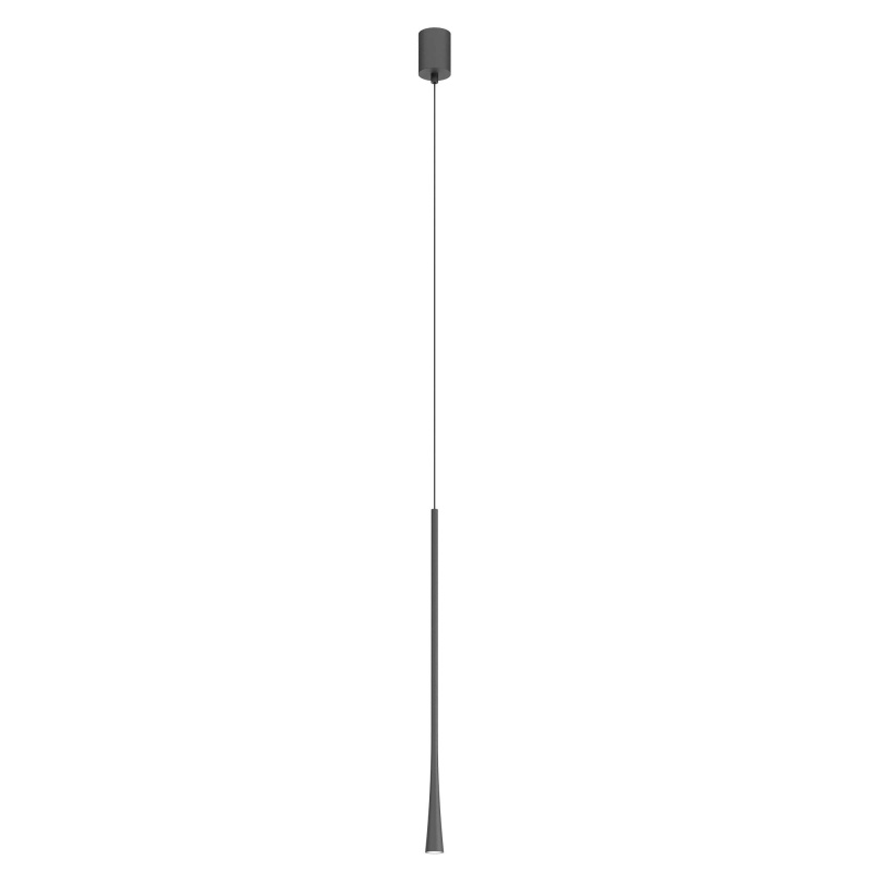 Redo Závěsné LED svítidlo ITO ø 3,2 cm / V: 60cm Barva: Černá, Teplota světla: 3000K
