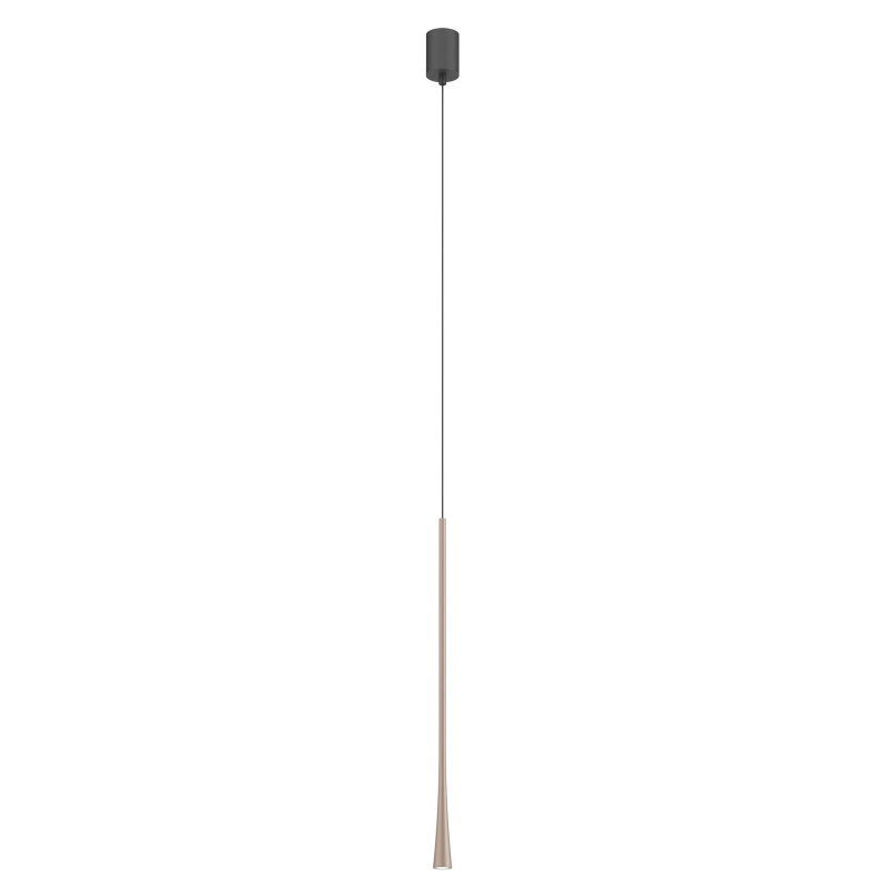 Redo Závěsné LED svítidlo ITO ø 3,2 cm / V: 60cm Barva: Stříbrná káva, Teplota světla: 3000K