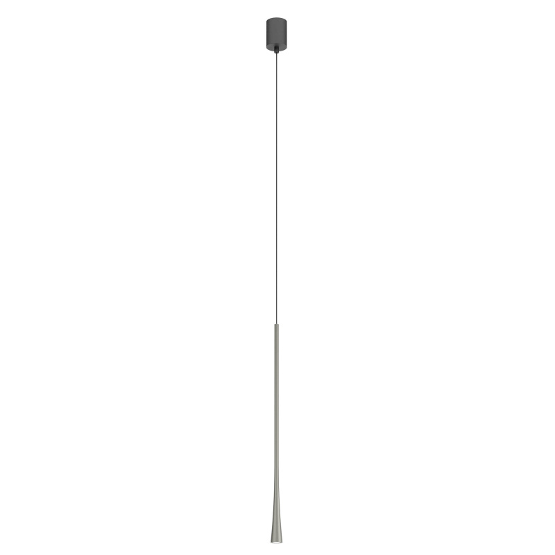 Redo Závěsné LED svítidlo ITO ø 3,2 cm / V: 60cm Barva: Matný nikl, Teplota světla: 3000K
