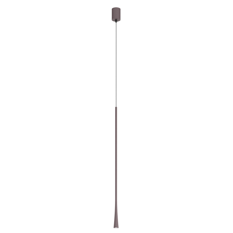 Redo Závěsné LED svítidlo ITO ø 3,2 cm / V: 80cm Barva: Kávová, Teplota světla: 3000K