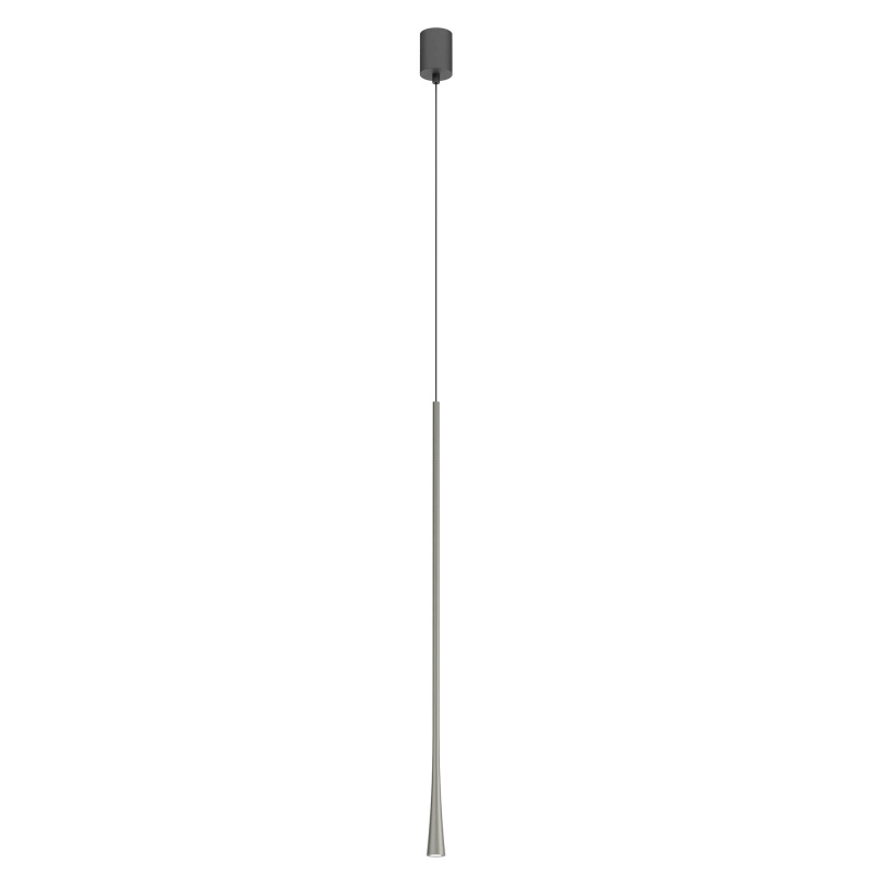 Redo Závěsné LED svítidlo ITO ø 3,2 cm / V: 80cm Barva: Matný nikl, Teplota světla: 3000K