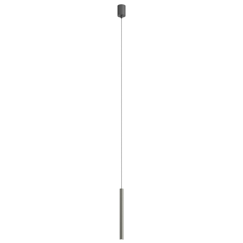 Redo Závěsné LED svítidlo KANJI ø 2,5 cm, v. 35 cm Barva: Matný nikl, Teplota světla: 3000K