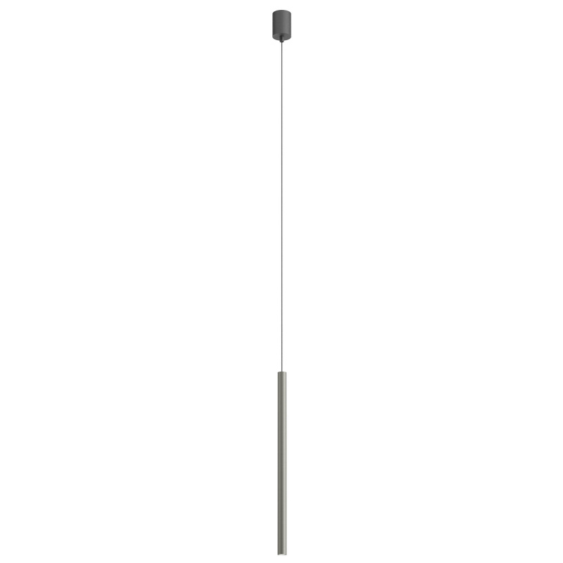 Redo Závěsné LED svítidlo KANJI ø 2,5 cm, v. 55 cm Barva: Matný nikl, Teplota světla: 3000K