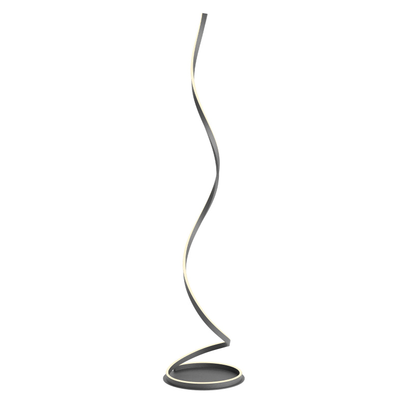 Redo Stojací LED lampa SCROLL v: 170cm, 30W Barva: Černá