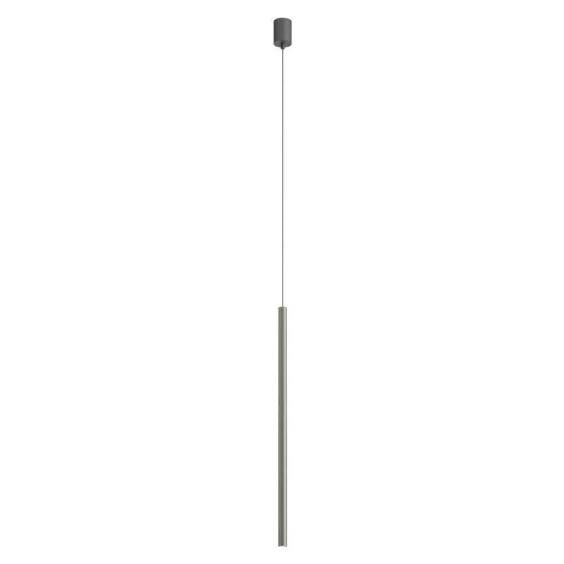 Redo Závěsné LED svítidlo KANJI ø 2,5 cm, v. 75 cm Barva: Matný nikl, Teplota světla: 2700K