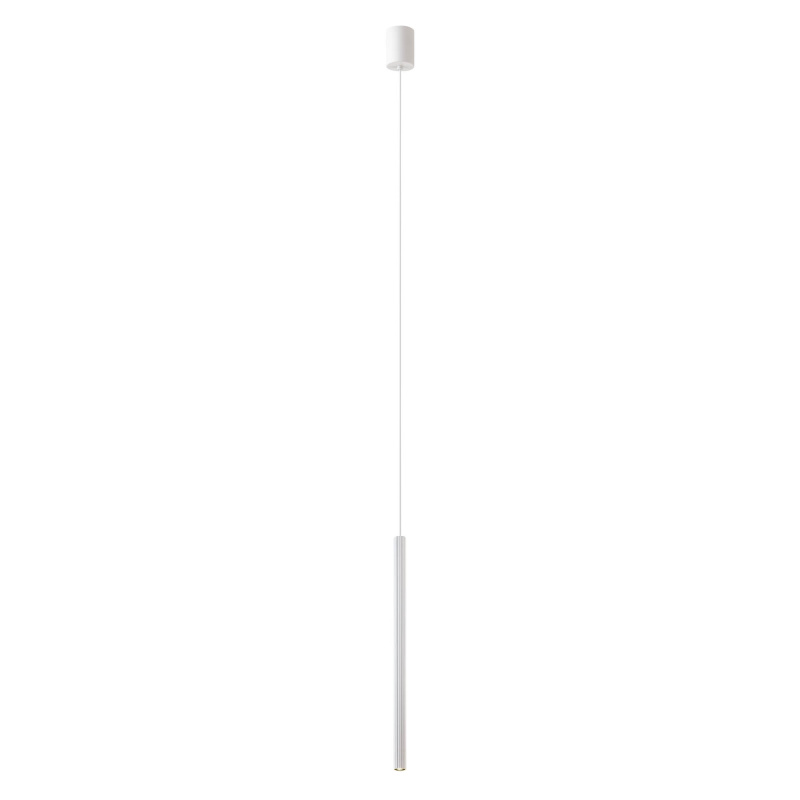 Redo Závěsné LED svítidlo NIKOS v: 500mm, 1x8W Barva: Bílá, Teplota světla: 2700K