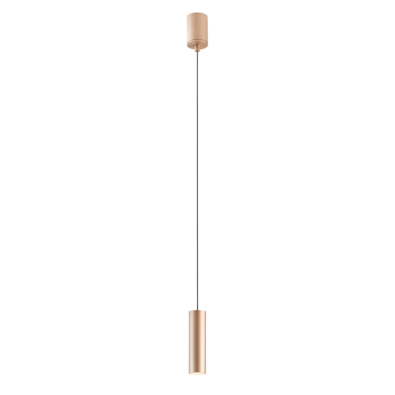 Redo Závěsné LED svítidlo TAKTO 8,6W,  v. 150 mm Barva: Hnědo-černá, Teplota světla: 2700K