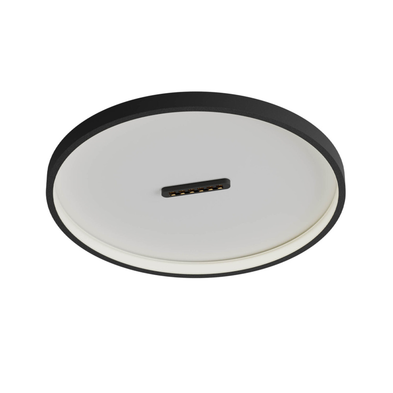 Redo Stropní LED svítidlo BUTTON, 44W, ø 51,5 cm, CCT 2700-3000K Barva: Černá
