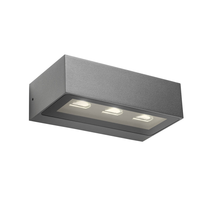 Redo Venkovní nástěnné LED zrcadlo CAPE 15,5W, š. 20,5 cm, IP56 Barva světla: 2700K