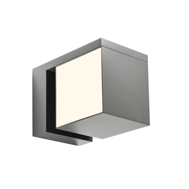 Redo Venkovní nástěnné LED svítidlo KUB 18W, h. 158 mm, IP54 Barva světla: 3000K