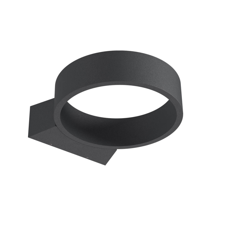 Redo Venkovní nástěnné LED svítidlo ONIRO 8W, ø 20 cm, IP65 Barva: Antracit, Barva světla: 3000K